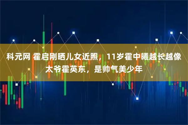 科元网 霍启刚晒儿女近照，11岁霍中曦越长越像太爷霍英东，是帅气美少年